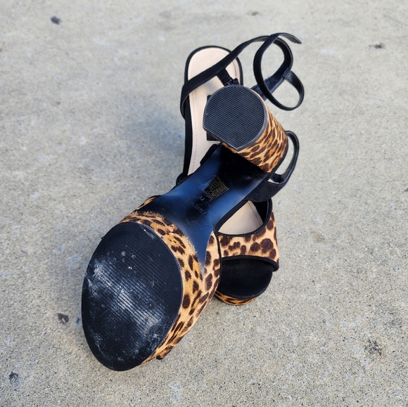 Nine West Gail Leopard-print Platform Heels - Movie used! - Picture 5 of 7